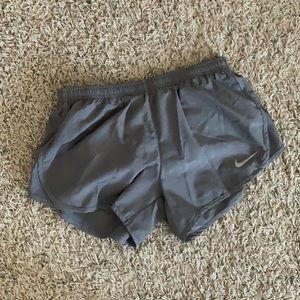 Women’s grey Nike dry fit shorts. Size s